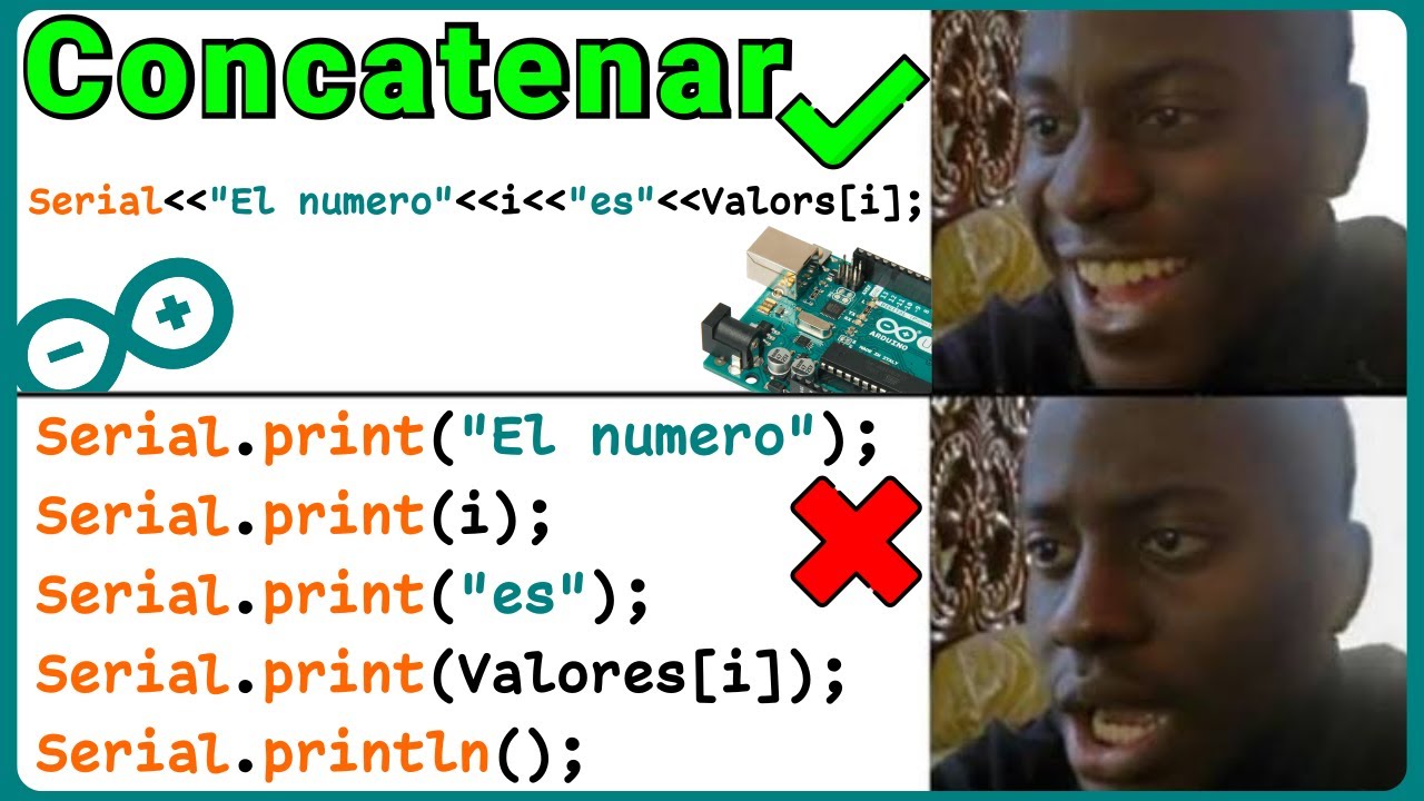 😎 Como concatenar en Arduino (Truco Serial)