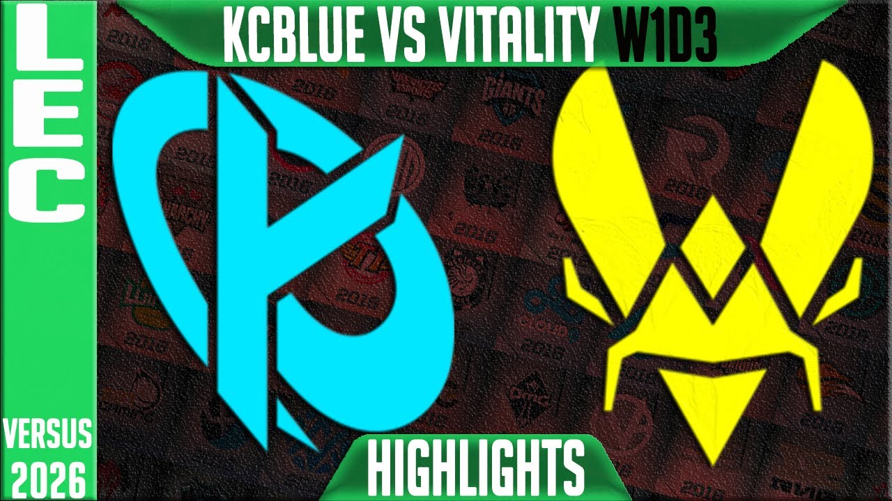 KCB vs VIT Highlights | LEC W1D3 2026 Versus | Karmine Corp Blue vs Team Vitality