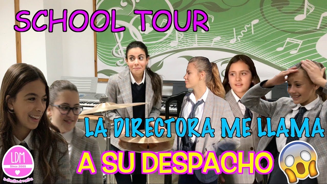 SCHOOL TOUR🏫ENSEÑO MI COLEGIO 👩🏻‍🏫Y LA DIRECTORA ME LLAMA A SU DESPACHO!! LA DIVERSION DE MARTINA