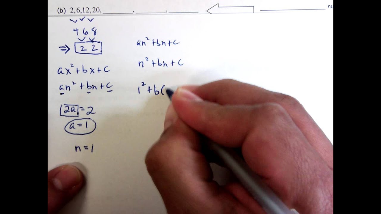 Quadratic pattern