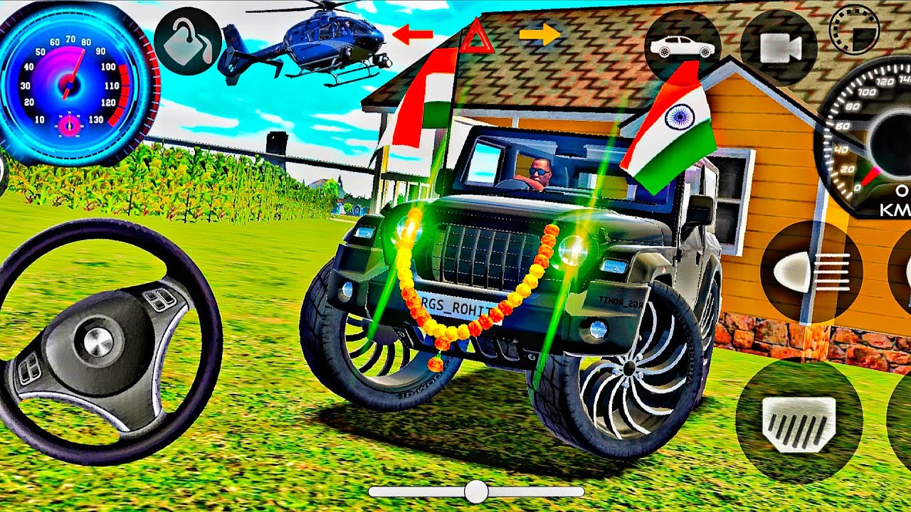 Dollar (Song) Modified Mahindra Black Thar👿 || Indian Cars Simulator 3D || Android Gameplay Part 1