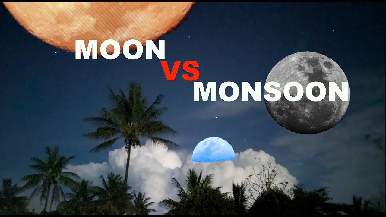 The Impossible Moon: Monsoon's Rarest Glimpse