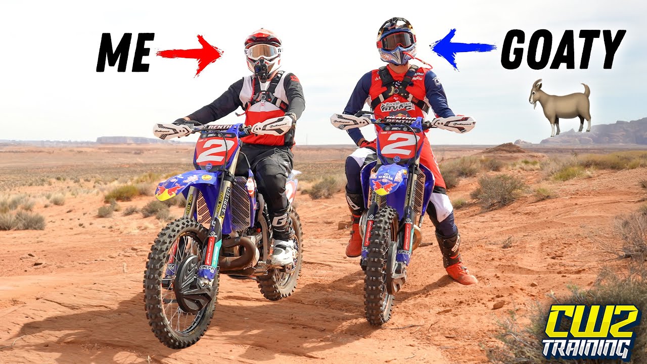 Коди Уэбб дал мне прокатиться на его заводском Yamaha YZ250X!! 🔵 (сеанс поездок по пустыне)