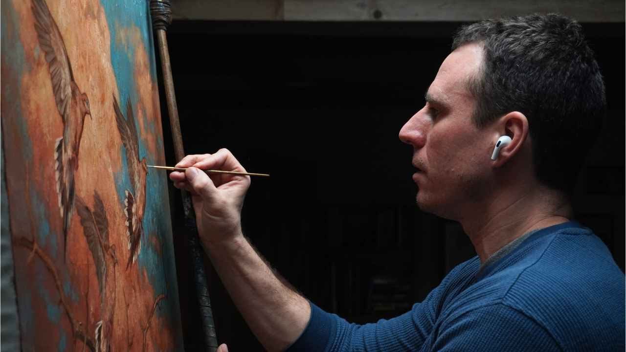 Wildlife Artist Inspiration | Amazing Wildlife Oil Painting | Ryan Kirby Art Dove Painting