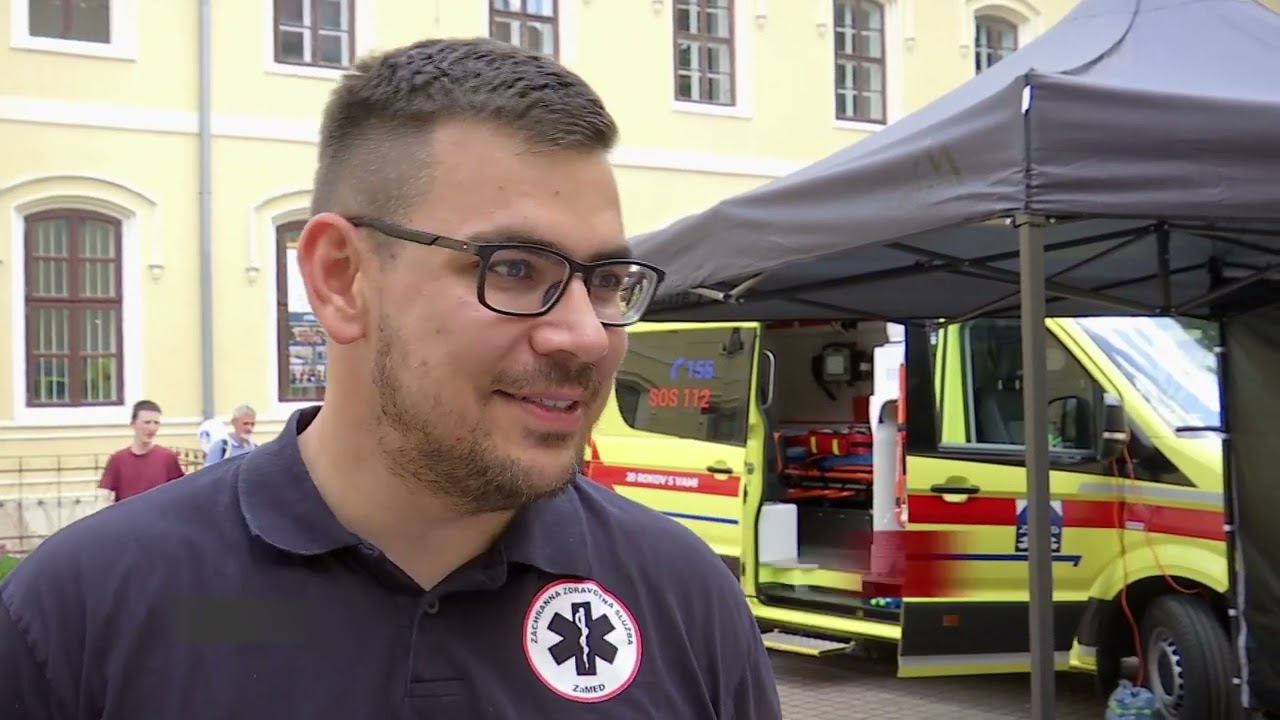 Jedným z populárnych zastavení Komárňanských dní bolo aj stanovište záchranárov zo ZaMED-u