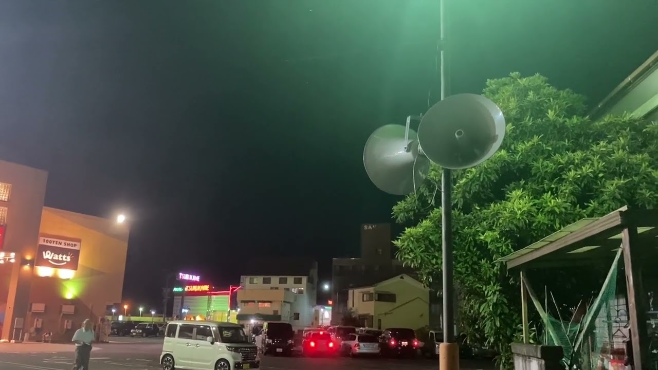 【大分県】豊後大野市三重町市場供養盆踊りの様子　2023.8.19  ユニペックストランペットスピーカー