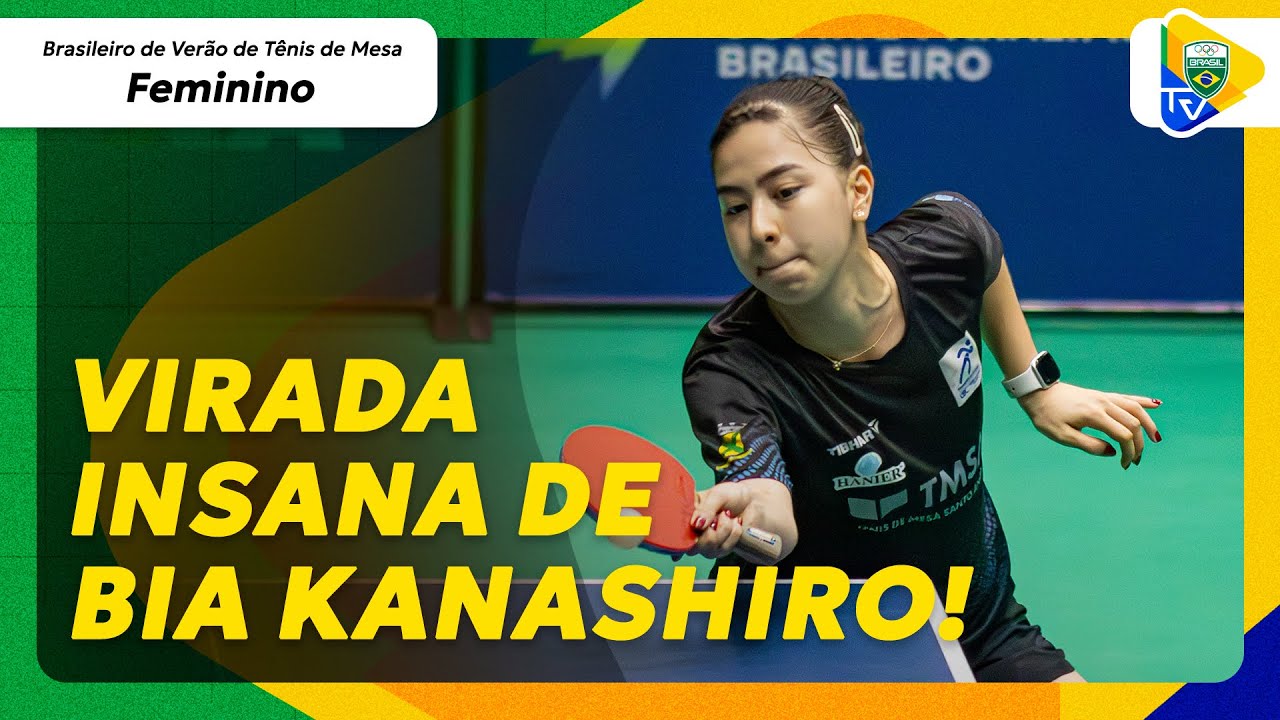 BEATRIZ KANASHIRO FAZ VIRADA INSANA E É CAMPEÃ DO BRASILEIRÃO DE VERÃO DE TÊNIS DE MESA