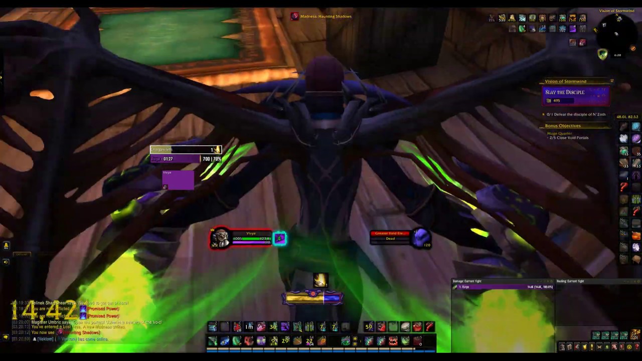 1 Mask Full Clear Horrific Vision of Stormwind - Havoc DH