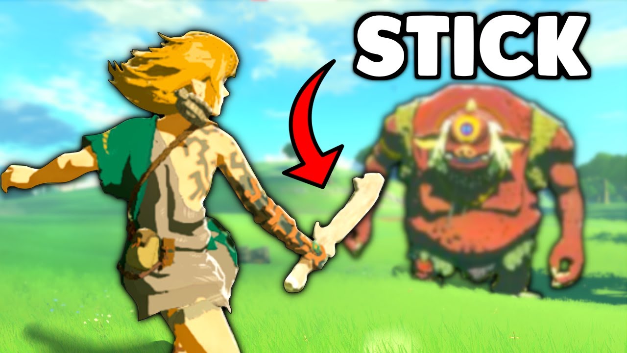 Beating Tears of the Kingdom with Only Stick Weapons