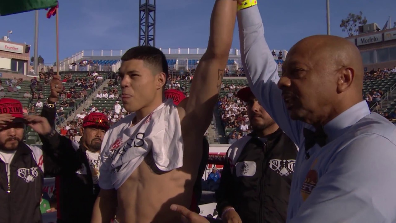 Golden Boy на ESPN: Рикардо Асеведо против Эдварда Асевеса, 1-й раунд, технический нокаут