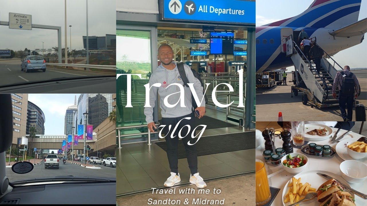 Vlog|| Travel Vlog || King Shaka International Airport, O.R Tambo, Midrand, Sandton, PMB, Church