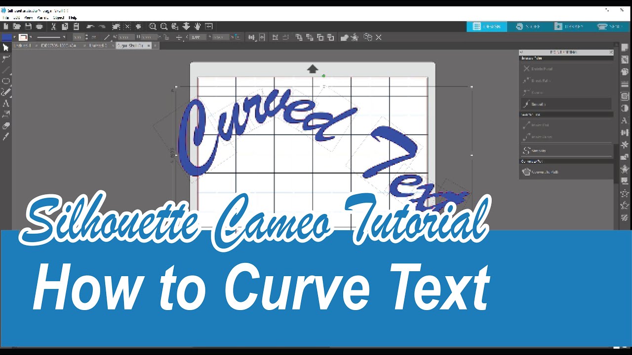 How to Curve Text in Silhouette Studio