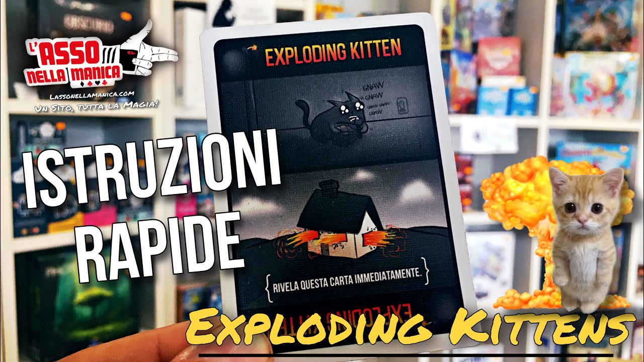 EXPLODING KITTENS - Istruzioni gioco da tavolo