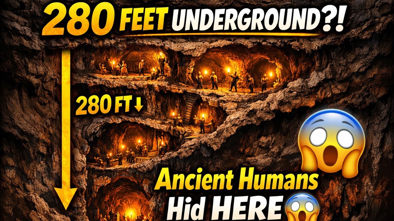Archaeologists Discover MASSIVE 280 Feet Underground Habitats - What's Really Going On?