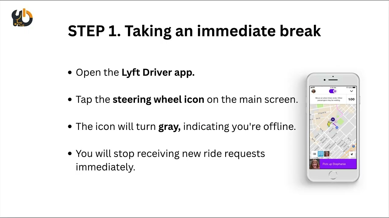 How To Take A Break On Lyft Driver App &ndash; Pause Or Log Off - Go Offline & Stay Available