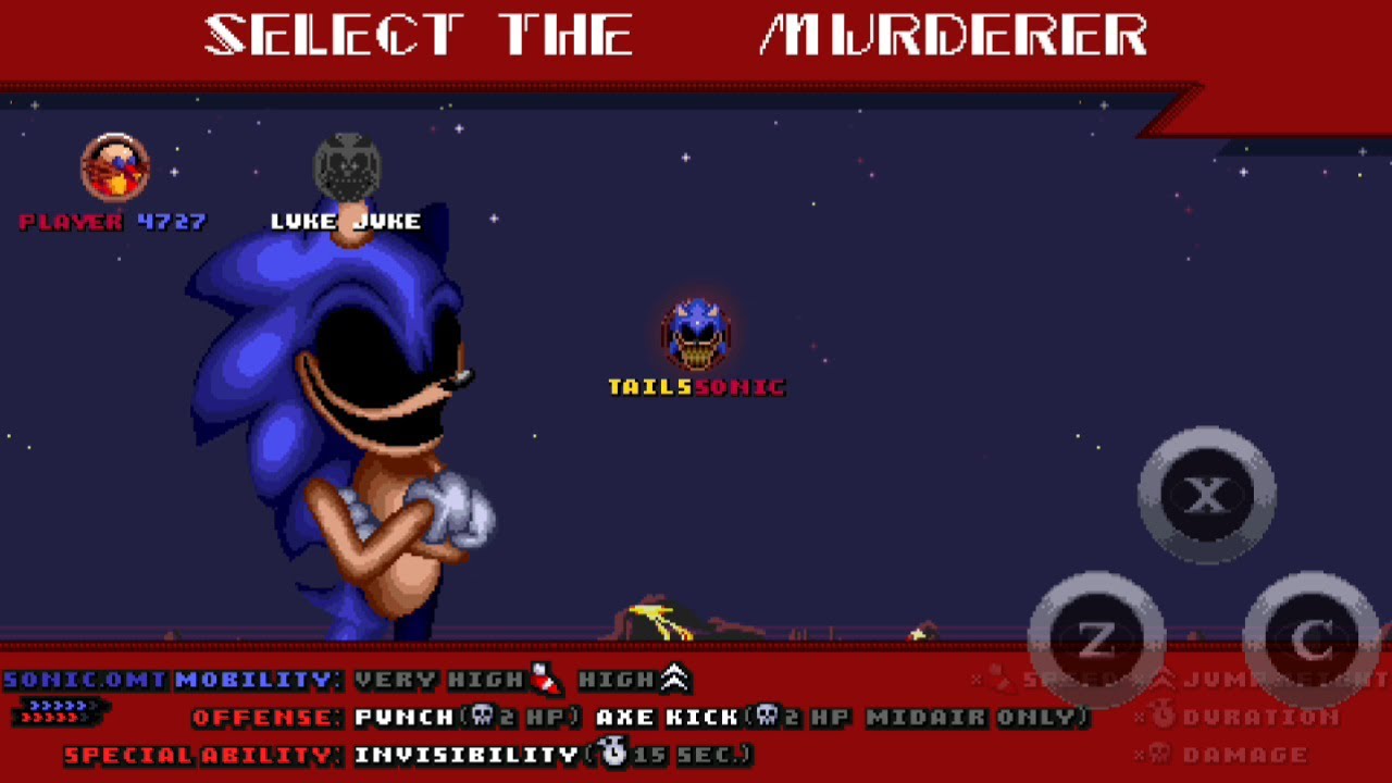 Sonic.exe the disaster 2D remake Mod Sonic.exe One Last Round Android - Gameplay