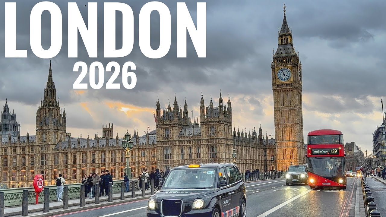 London City Tour 2026 | 4K HDR Virtual Walking Tour around the City | London Spring Walk 2026