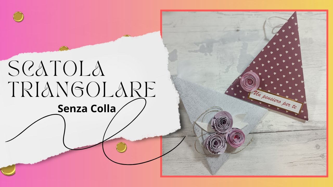 Scatole Triangolare senza colla
