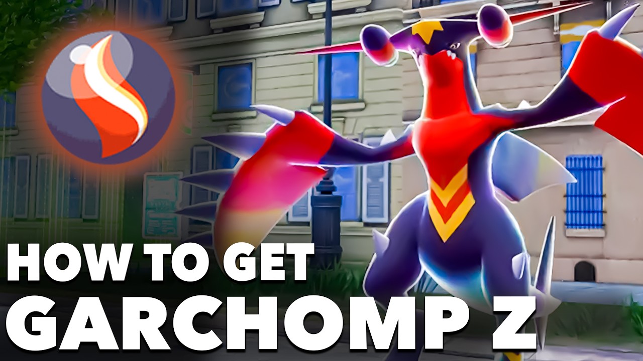 New Mystery Gift Garchompite Z for Pokemon Legends Z-A