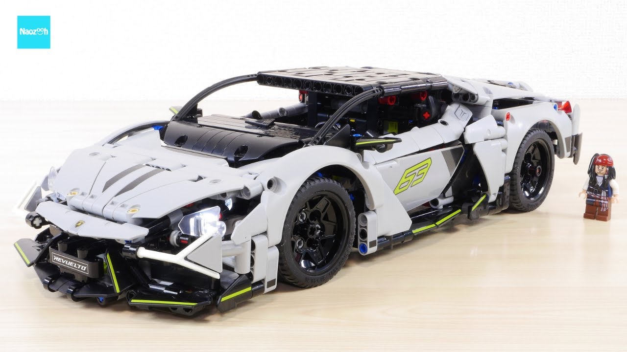 レゴ テクニック ランボルギーニ レヴエルト 42214 ／ LEGO Technic Lamborghini Revuelto Super Sports Car Speed build