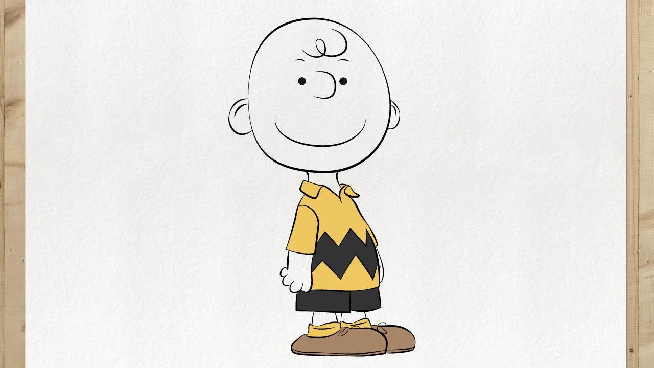 COMO DESENHAR O CHARLIE BROWN 👦 | Personagens Infantis | Tutorial de Desenho | Primo Desenhos