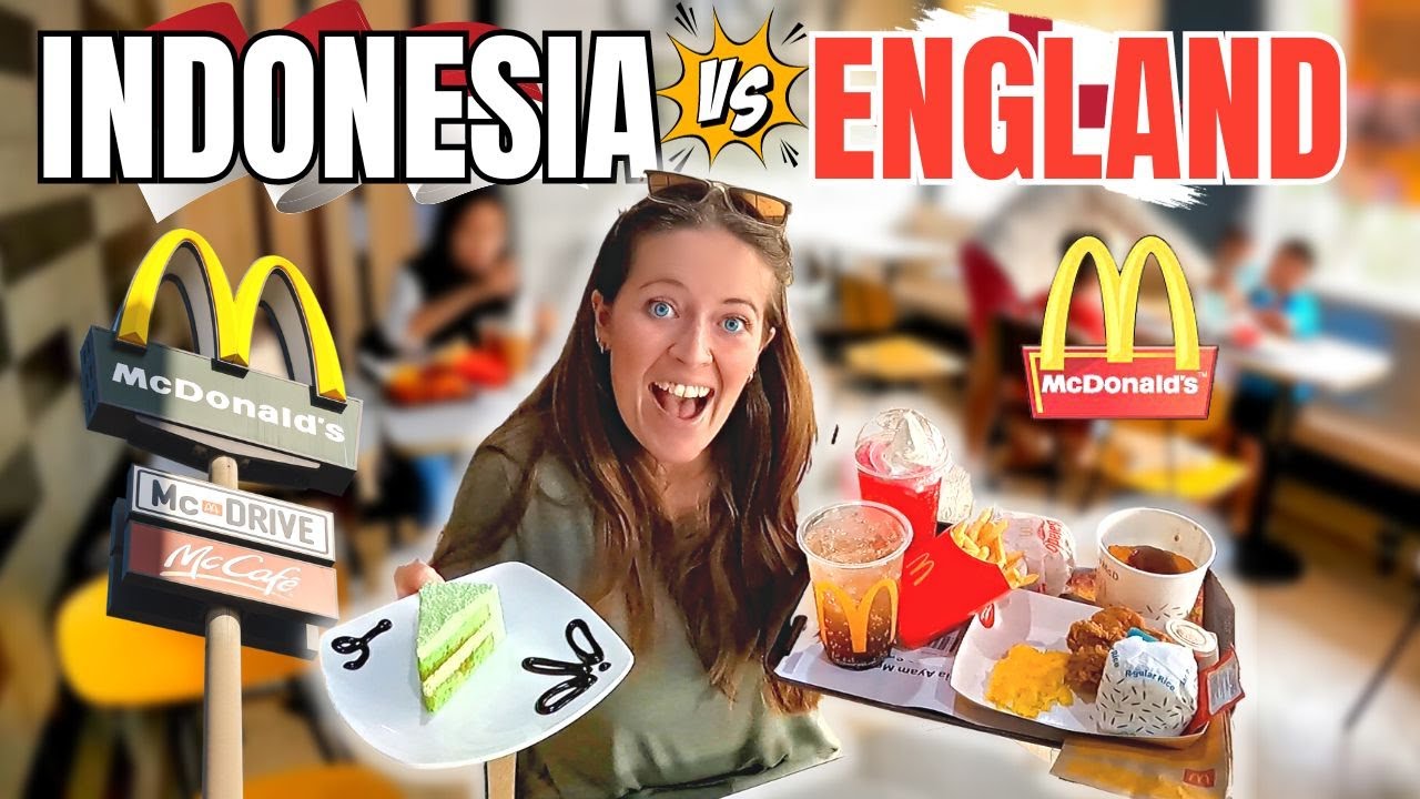 FIRST TIME trying INDONESIAN McDonald's in Jakarta  🇮🇩 Better than ENGLAND?