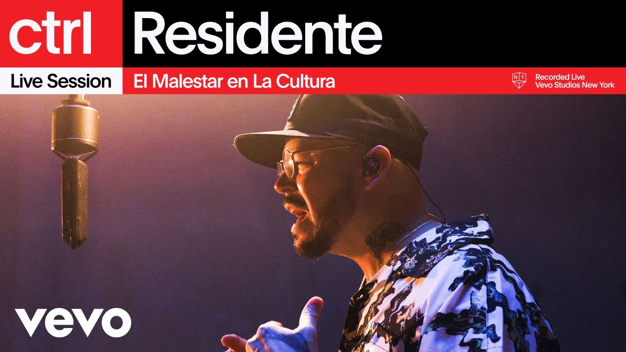 Residente - El Malestar en La Cultura (Live Session) | Vevo ctrl