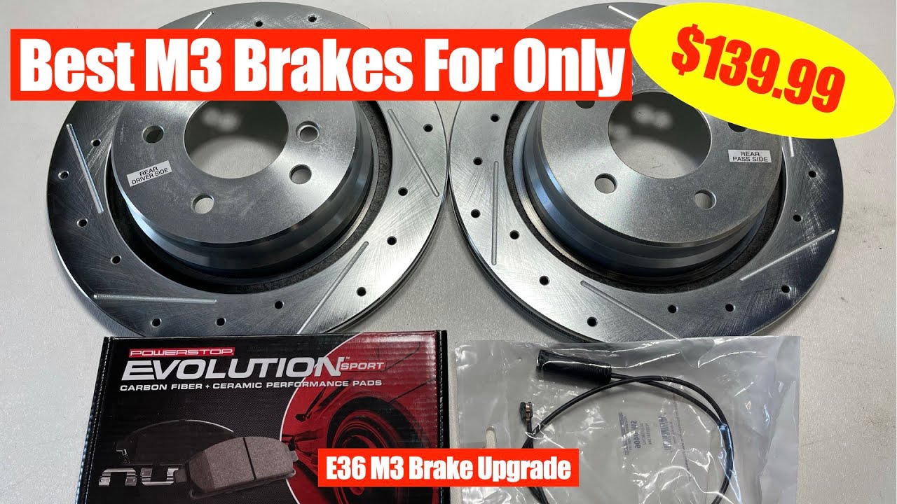The Best BMW E36 M3 Rear Brake Upgrade for $139.99