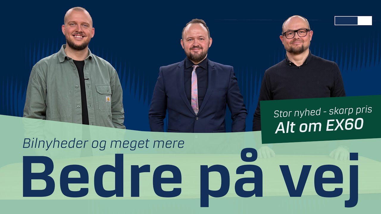 Her er alt du skal vide om Volvo EX60 💡 Nu kommer de små elbiler 🚗⚡️ Tysk trio i hård pris-fight 👊🏻