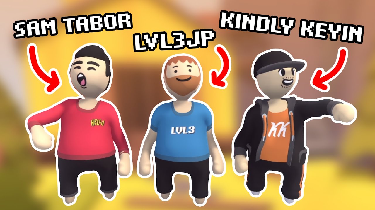 I PUT @KindlyKeyin and @SamTaborGaming IN HUMAN FALL FLAT!!!