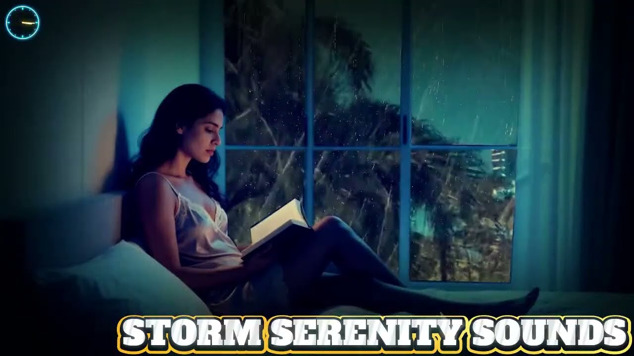 STORMY NIGHT ROUTINE FOR DEEP RELAXATION WITH RAIN SOUNDS