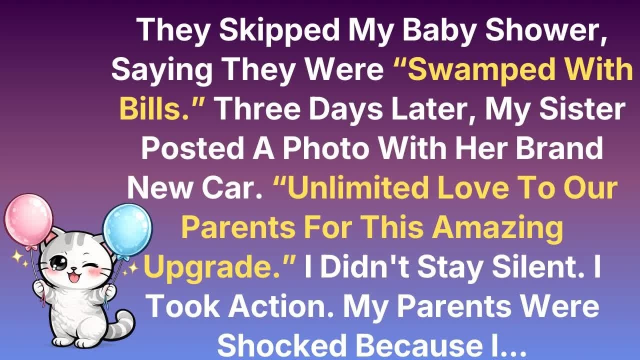 They Skipped My Baby Shower, Saying They Were “Swamped With Bills Three Days Later, My Sister Po