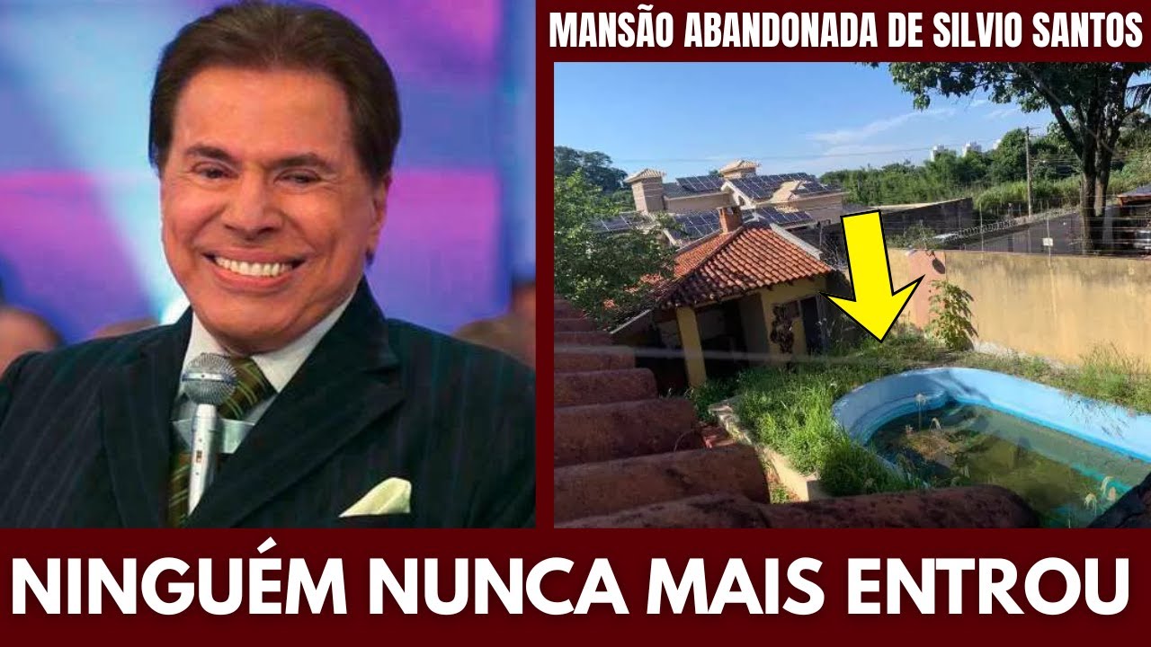 POR DENTRO DA MANSÃO ABANDONADA DE SILVIO SANTOS, FORTUNA E TRISTE DESPEDIDA