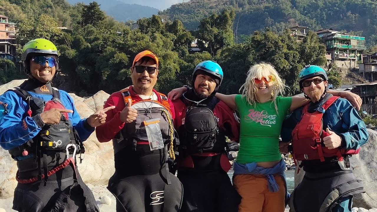 Pachi to Seppa kayaking  with  🤘 jak, Dave from UK,  and chotak & Rishi ...wet & wild exploration. 🤘
