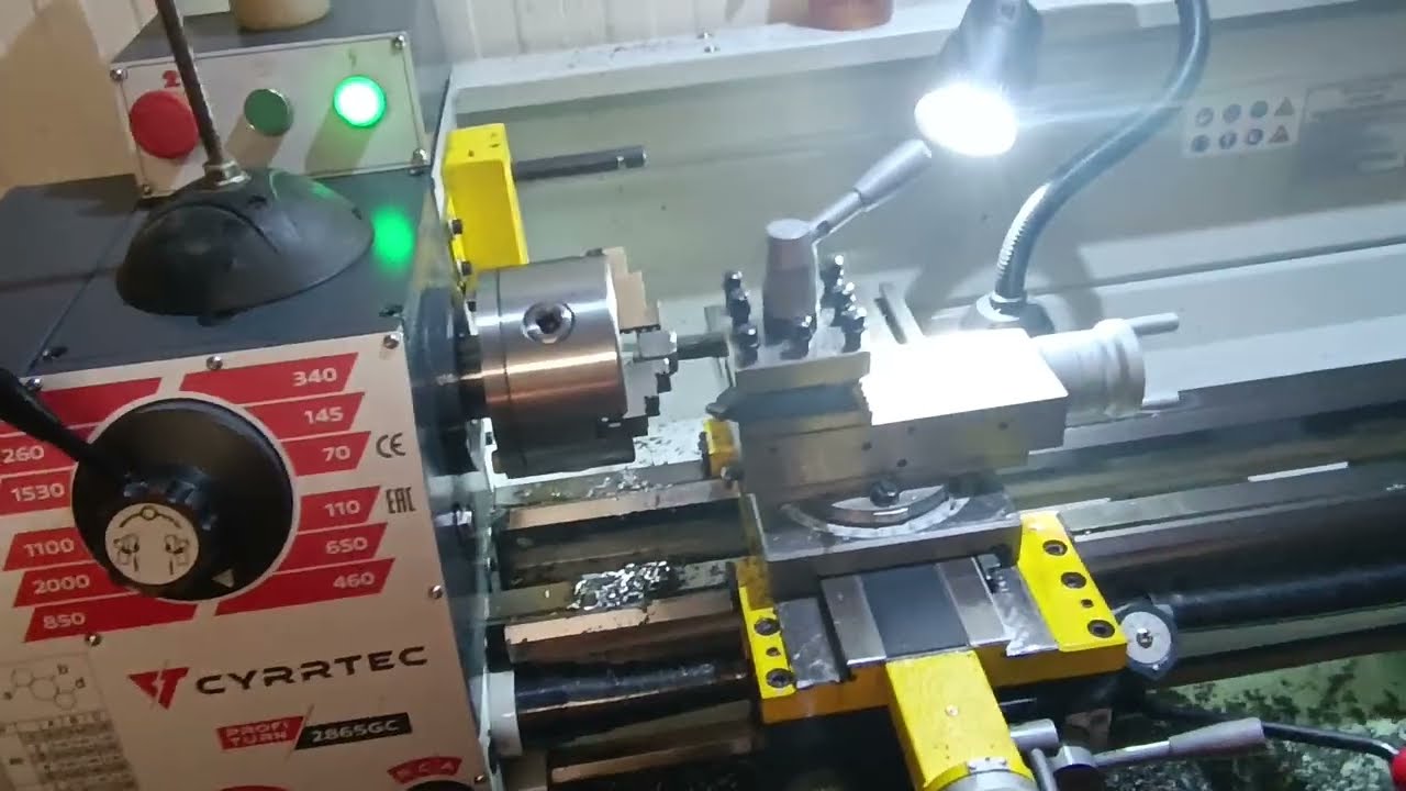 Výroba matice M18x2,5 bez keců. Celý technologický proces pro garážový soustružníky.