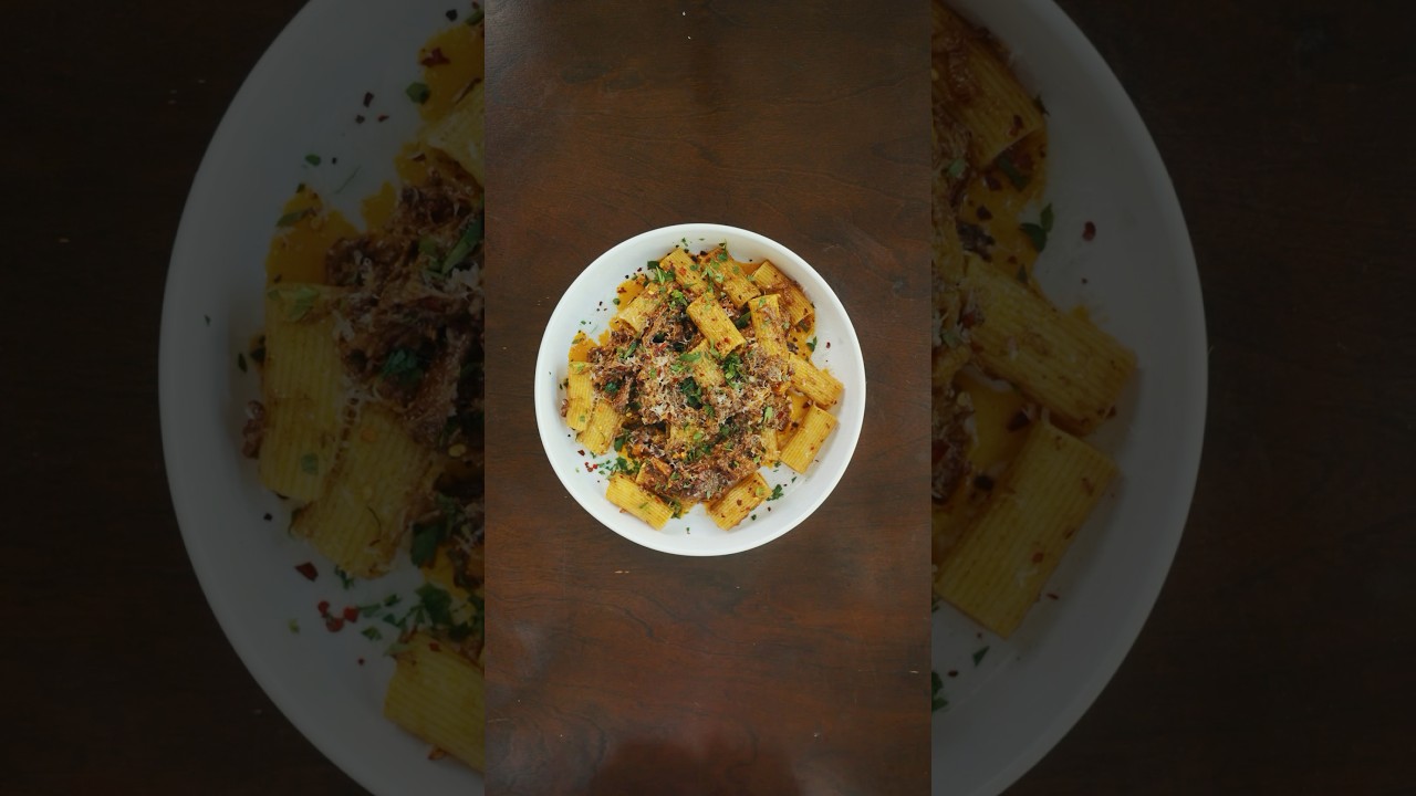Arabic 7 Spice Oxtail Ragu || Arab Italian Fusion #pasta #pastarecipe #pastarecipes