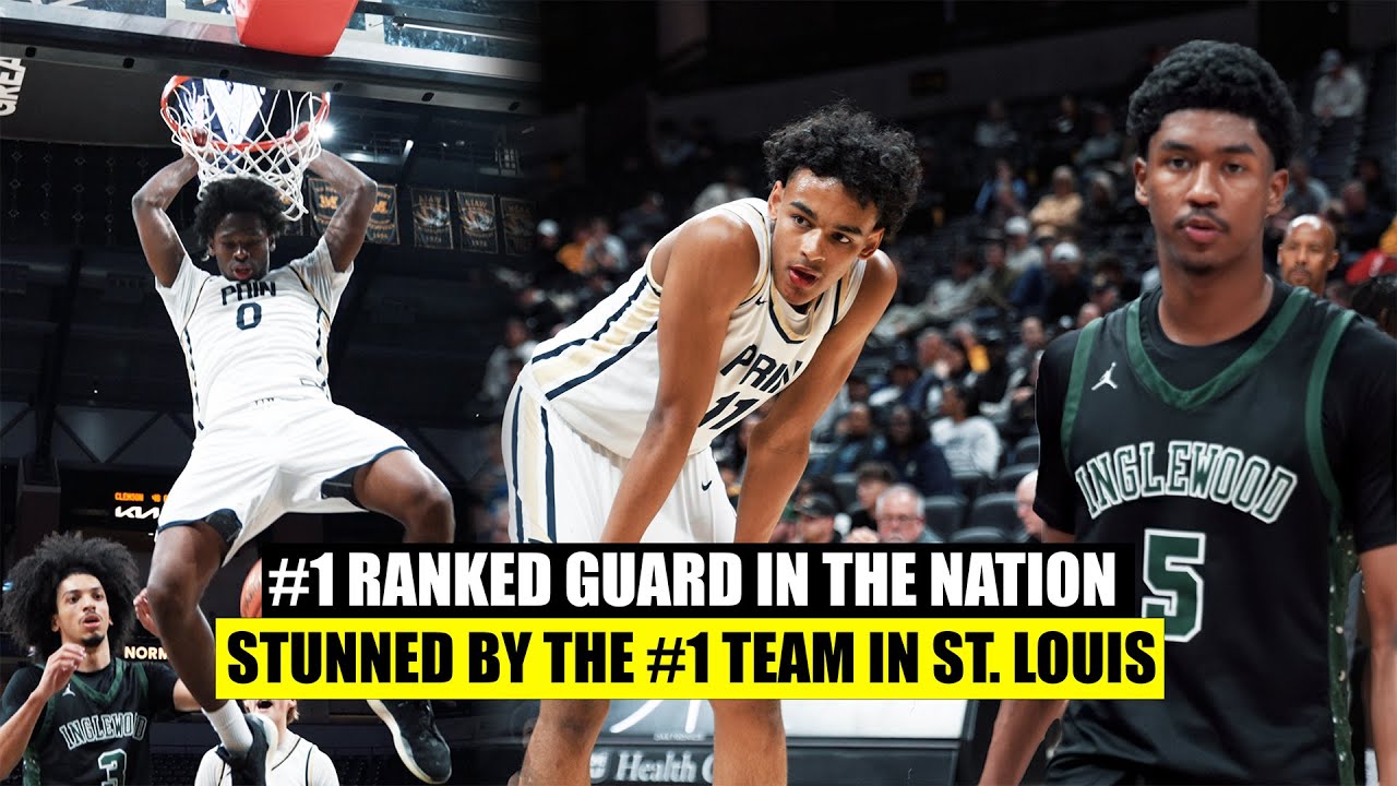 #1 St. Louis Team STUNS #1 Ranked PG Jason Crowe Jr.! | Principia vs Inglewood Highlights