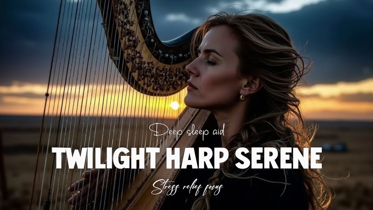 Расслабляющая арфовая музыка для глубокого сна и безмятежных снов ~ Спокойные арфовые инструменталы