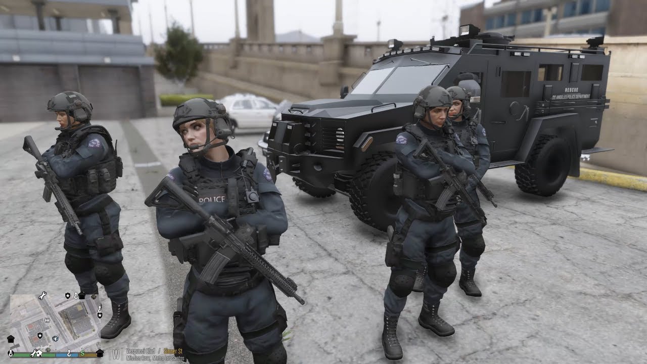 Gta 5 Lspdfr Let's Play As Female LAPD/LSPD SWAT Unit - Bearcat Responding