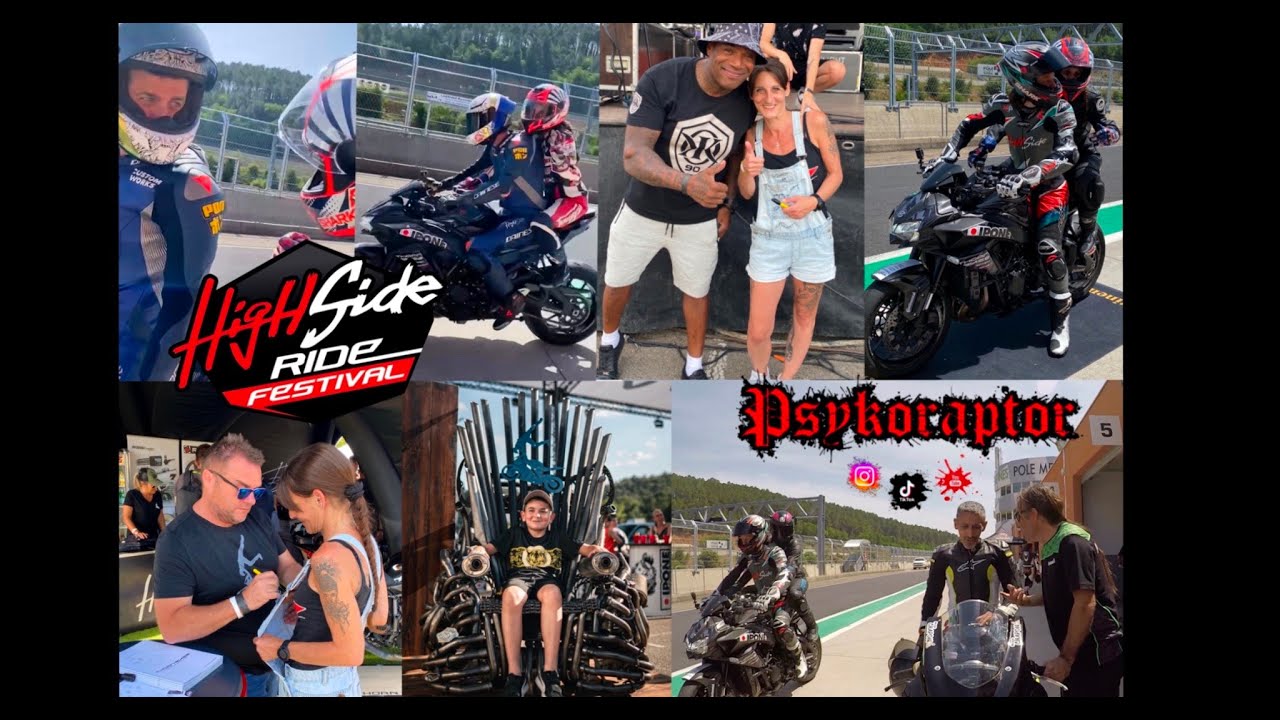 High side festival 2022 vu des paddocks , piste , bapteme , 4K