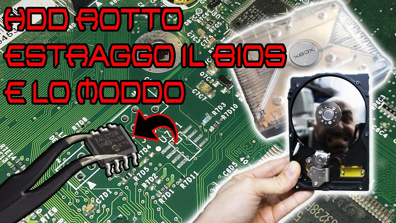 Xbox Classic Hard Disk Rotto? Estraggo Eprom + Fix HDD Key + Nuovo HDD + MODDING