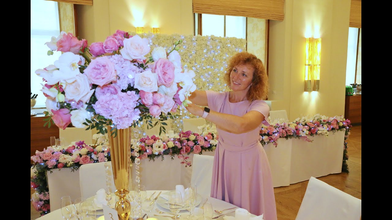 Mandarin Oriental Prague -  wedding video of luxury floristic design