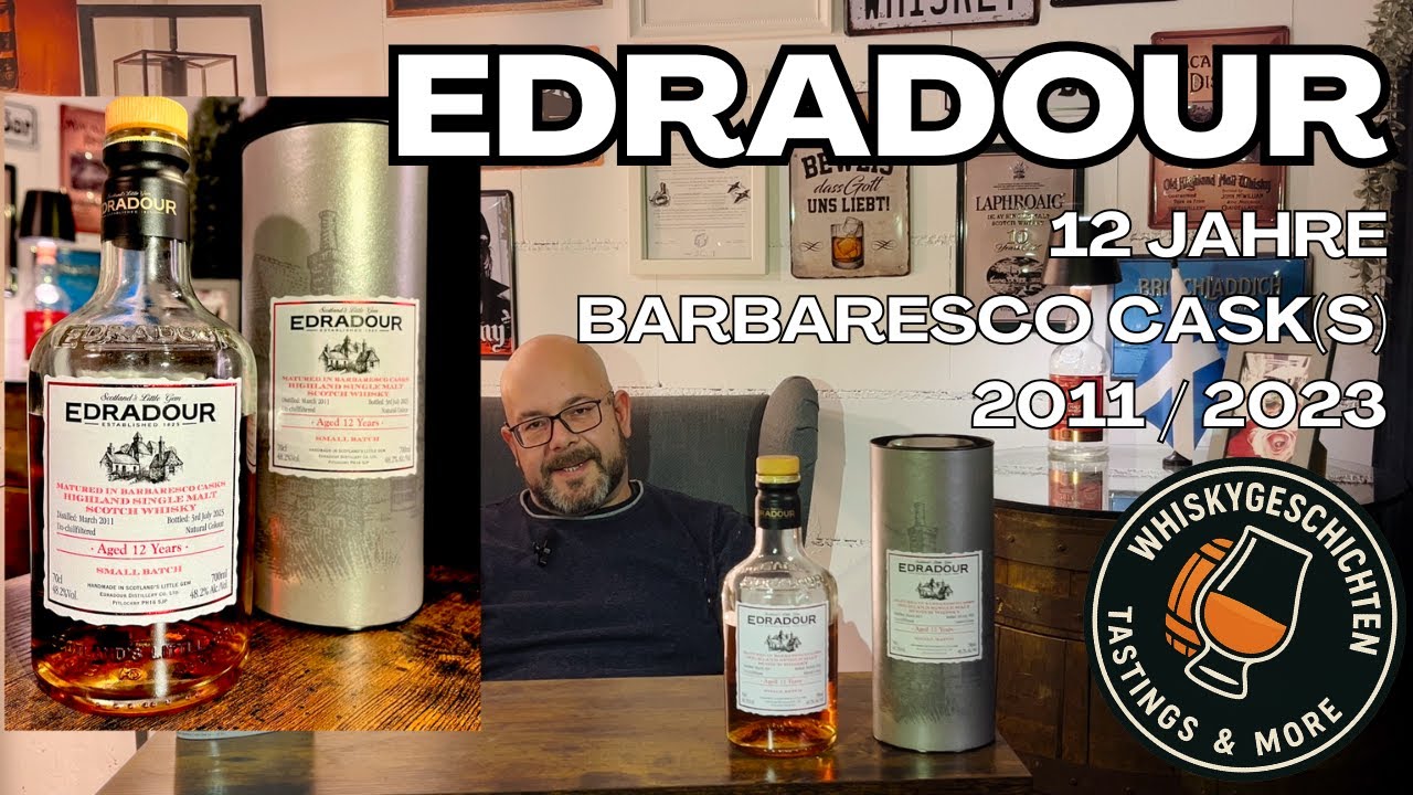 Edradour Barbaresco Wine Casks - 12 Jahre - 2011-2023 - 48,2%vol.