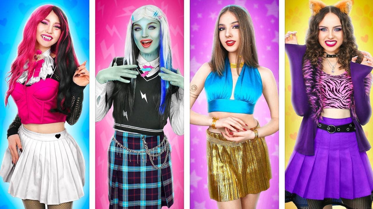 Wir sind in der Monster High! Wie man in der Schule beliebt wird