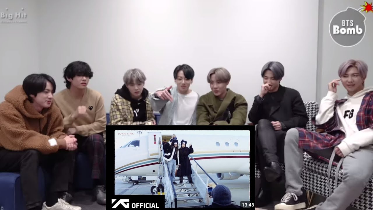 BTS Reaction to Blackpink B.P.M Roll #13 [Fanmade]