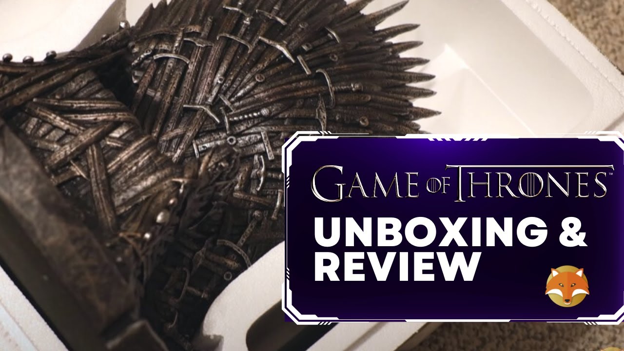 Beast Kingdom Iron Throne Game of Thrones HBO 1/6 Unboxing & Review