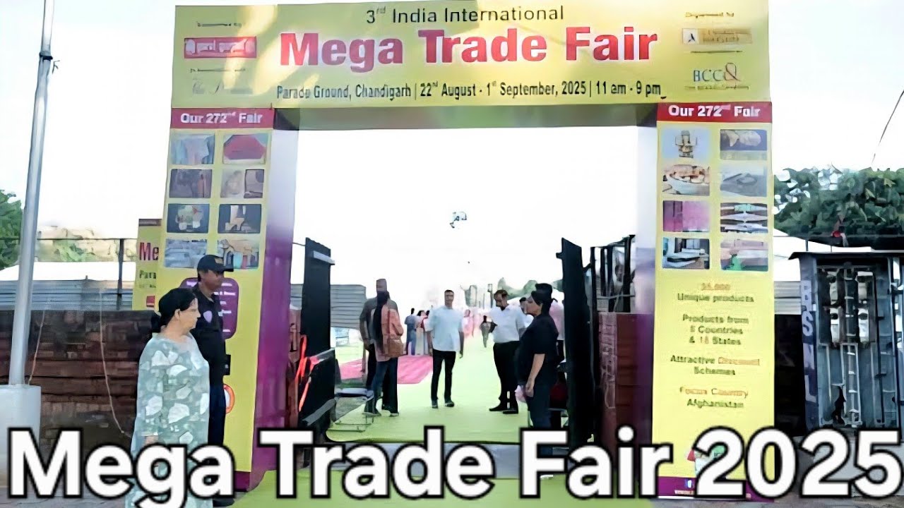 Mega Trade Fair in Chandigarh | Middle Eastern Trade Fair | Beautiful Chandigarh #india #chandigarh