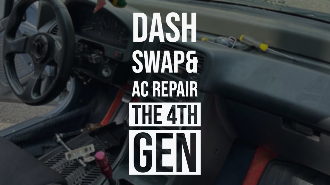 CRX Dashboard Swap (In An EF Civic) & AC Repair