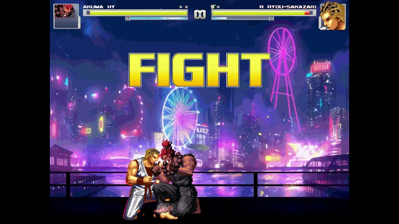 Akuma HY vs R ryou-sakazaki