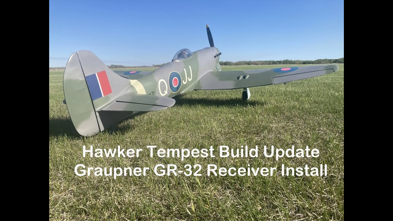 Hawker Tempest build  - Graupner GR 32 receiver install